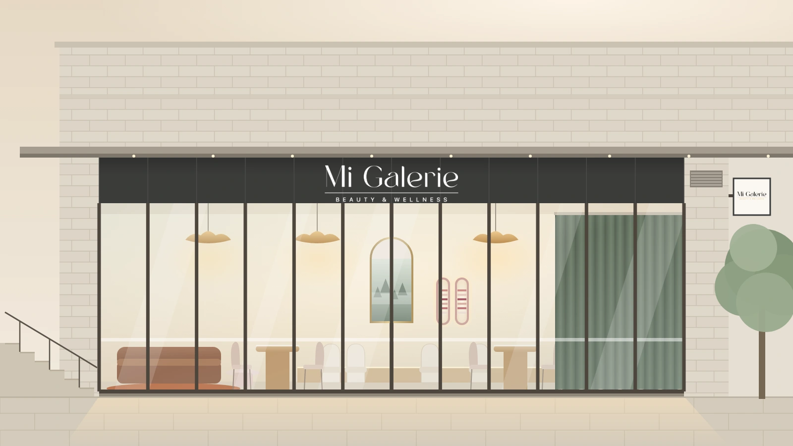 Illustration of the Mi Galerie Rouse Hill shopfront